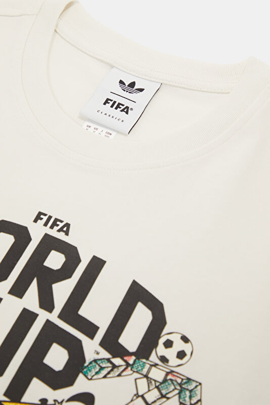 Relax Fit White Crew Neck Printed Men's T-Shirt 3