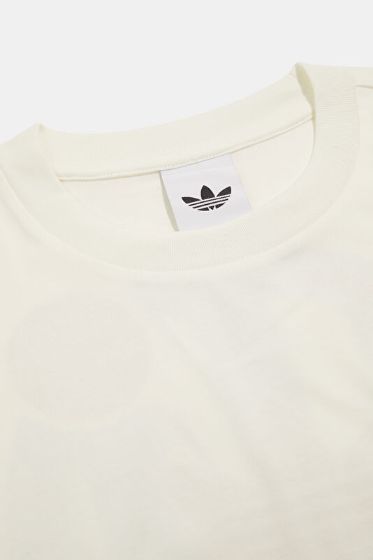 Relax Fit White Crew Neck Printed Men's T-Shirt 3