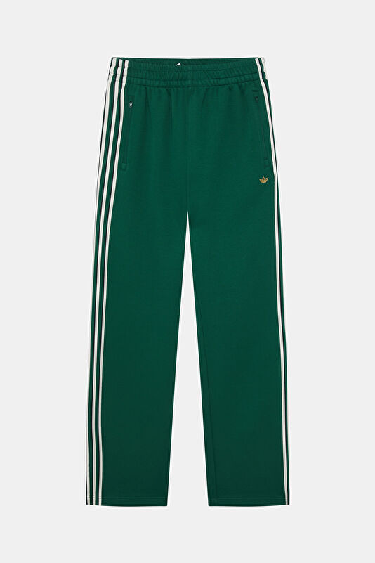 Relax Fit Green Wide Leg Sports Pants