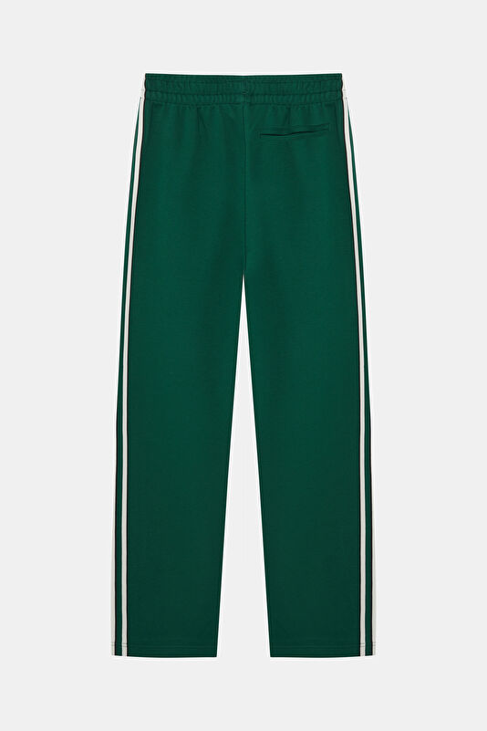 Relax Fit Green Wide Leg Sports Pants 2