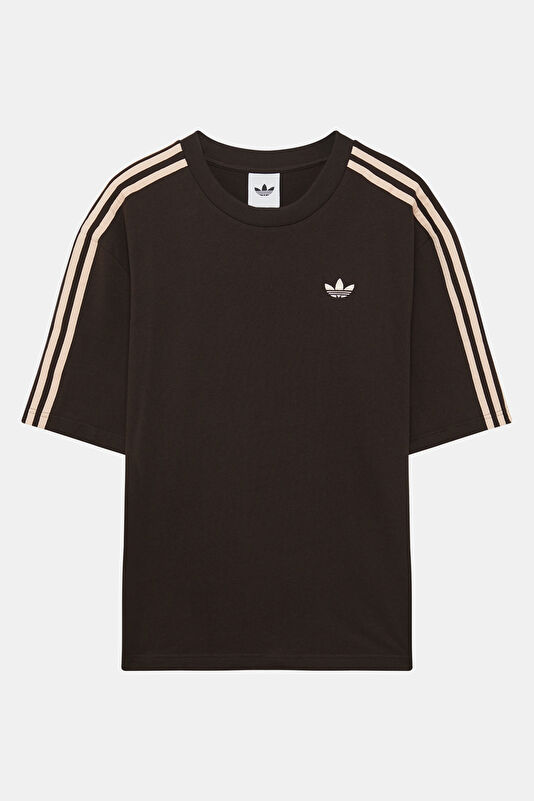 Relax Fit Brown Crew Neck Men's T-Shirt