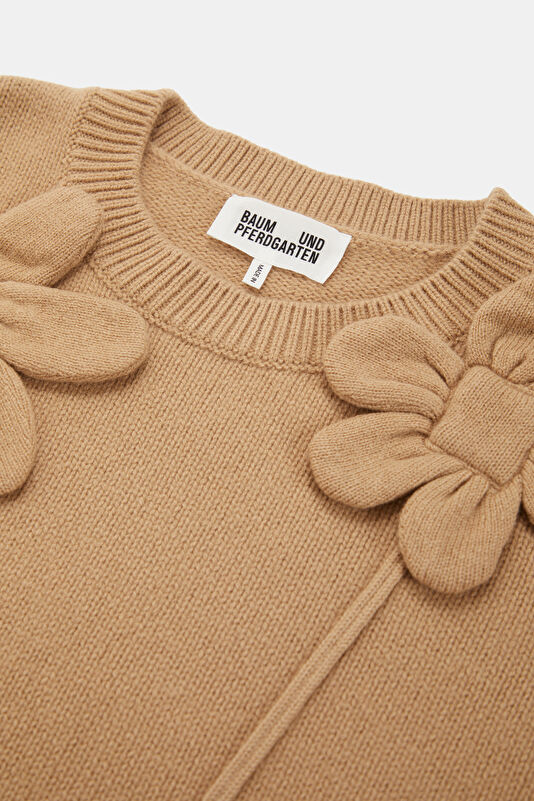 Tan Wool Women's Sweater 3