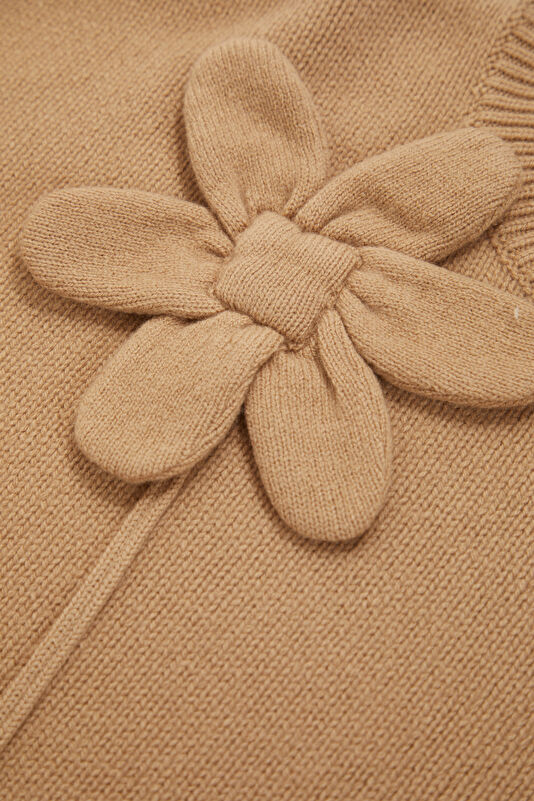 Tan Wool Women's Sweater 4