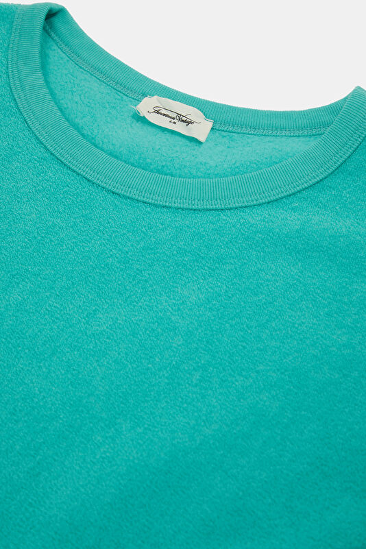 Turkuaz Kapuşonlu Kadın Sweatshirt 3