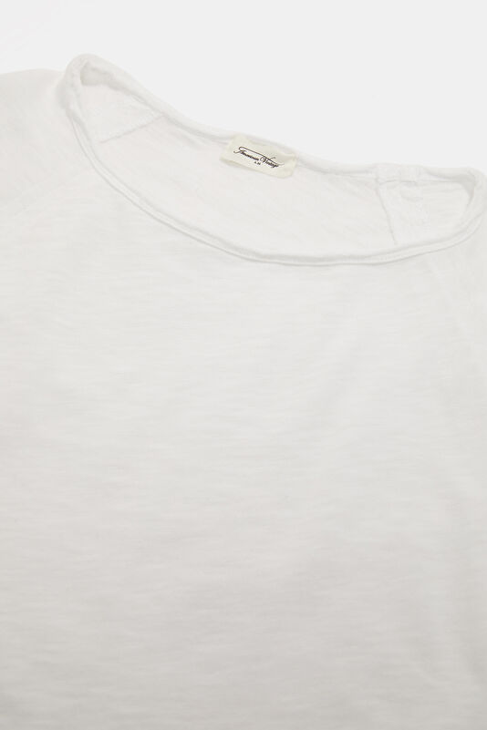 Beyaz Kayık Yaka Kadın T-Shirt 3