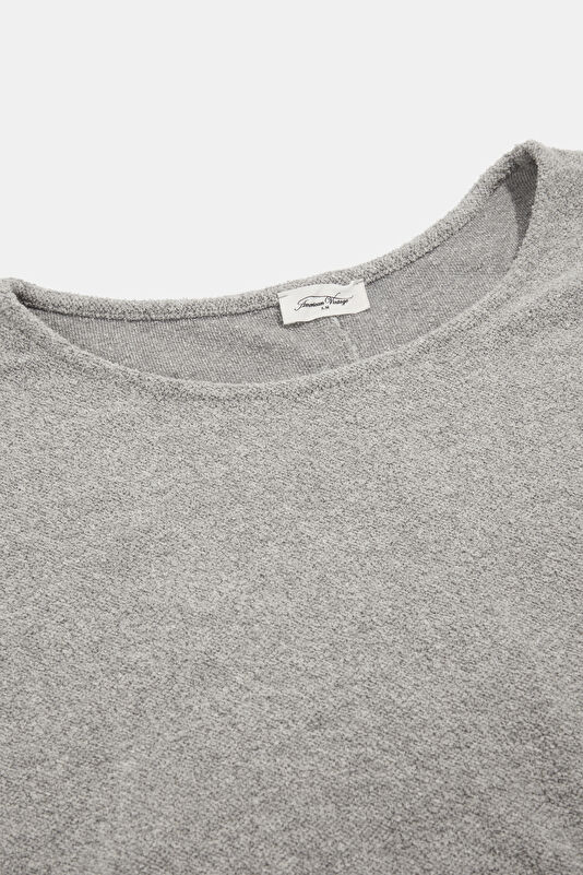 Dark Grey Boat Neck Women's Sweatshirt 3