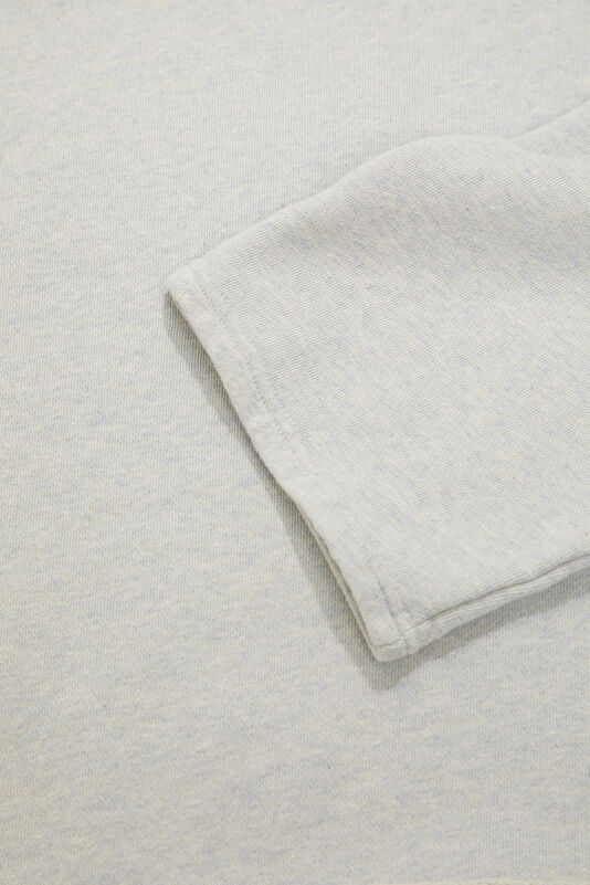 Açık Gri Kayık Yaka Kadın Sweatshirt 4