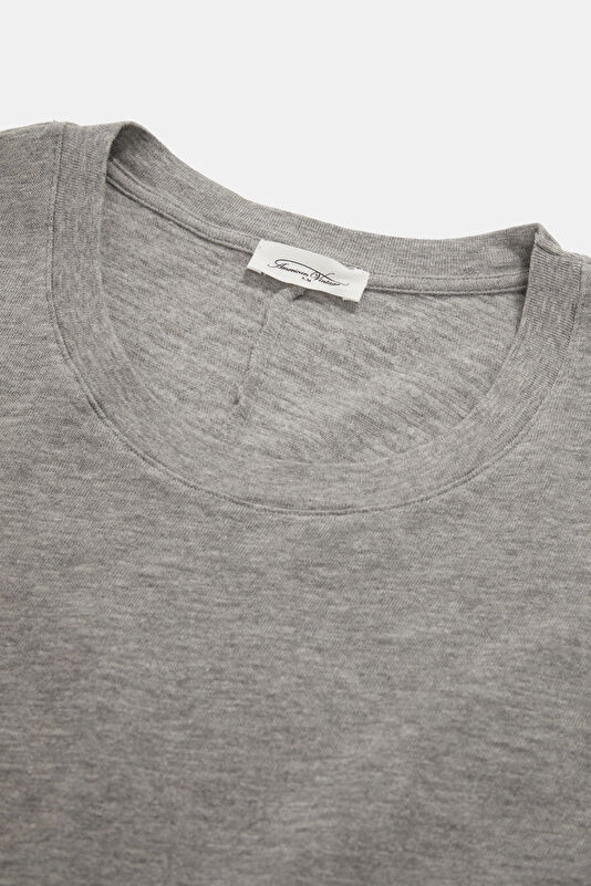 Gri Bisiklet Yaka Kadın Sweatshirt 3