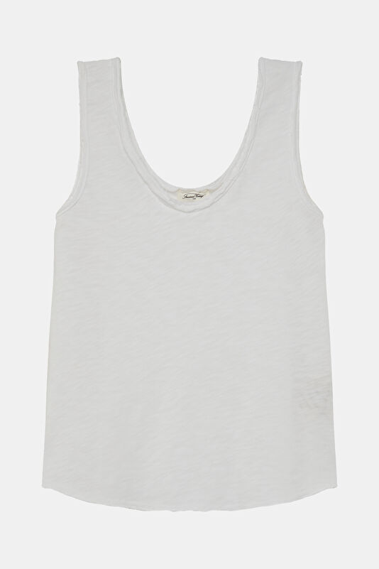 White Sleeveless Women's Blouse