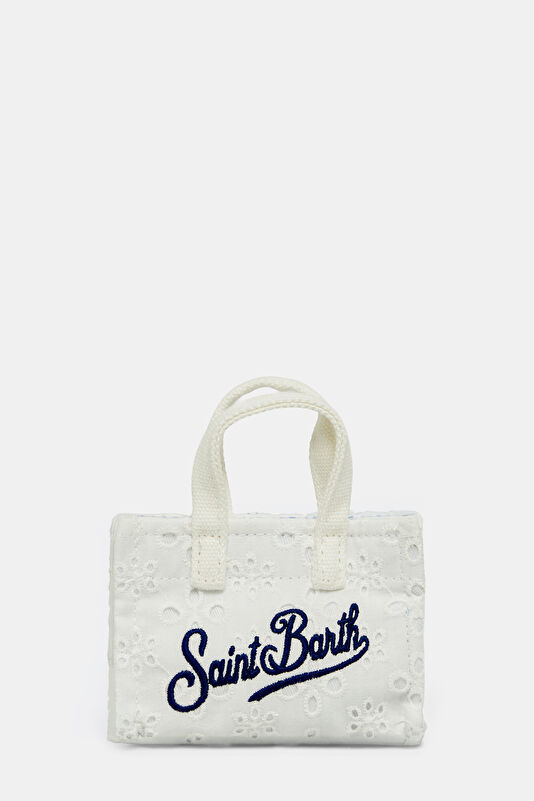 Key Bag Sangallo White Patterned Bag