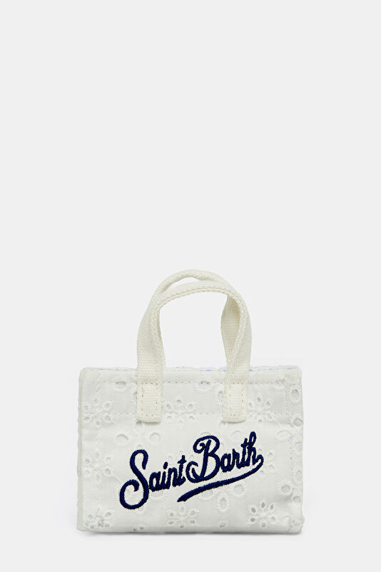 Key Bag Sangallo White Patterned Bag 4