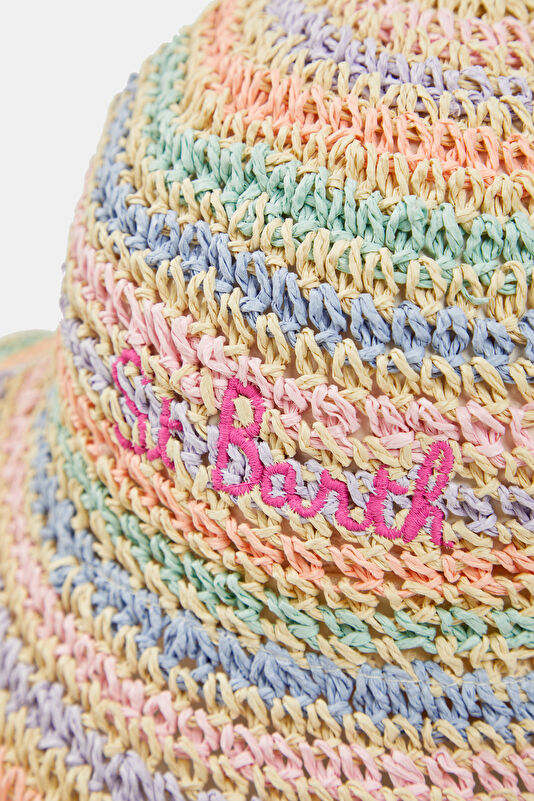 Polly Jr Light Pink Patterned Hat 3