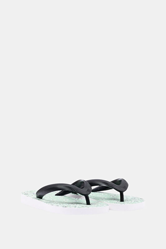 Green Patterned Kids Slippers 4