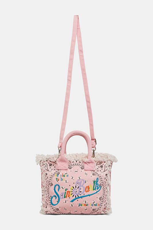 Pembe Desenli Çanta