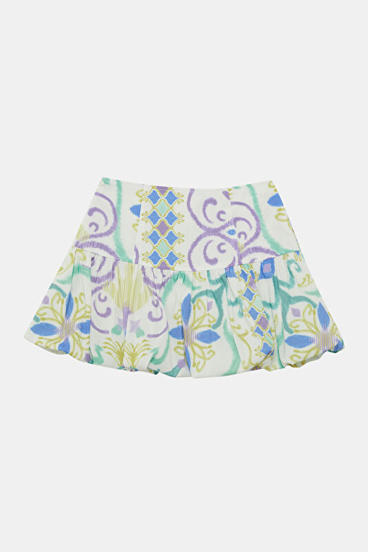 Multicolored Patterned Children's Skirt 2