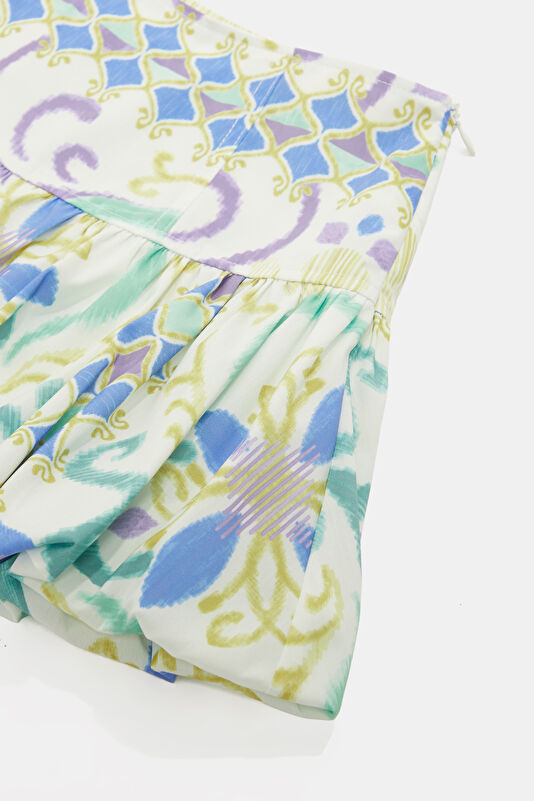 Multicolored Patterned Children's Skirt 3
