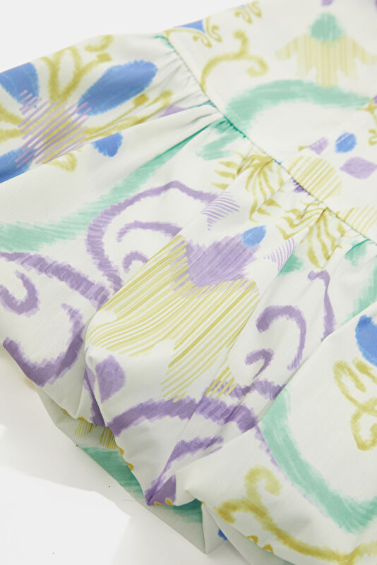 Multicolored Patterned Children's Skirt 4