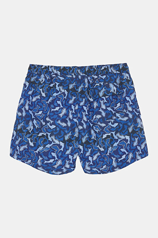 Multicolored Patterned Men's Swimsuit 2