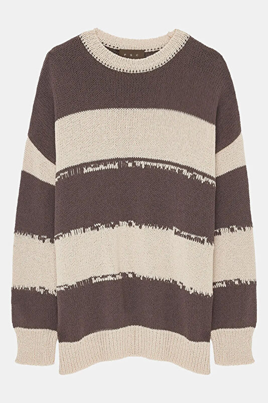 Multicolored Striped Men's Sweater