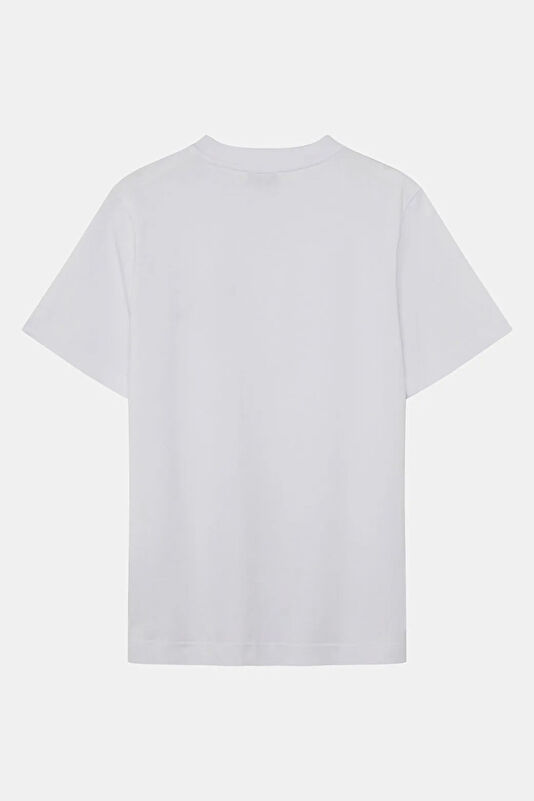 White Embroidered Men's T-Shirt 2
