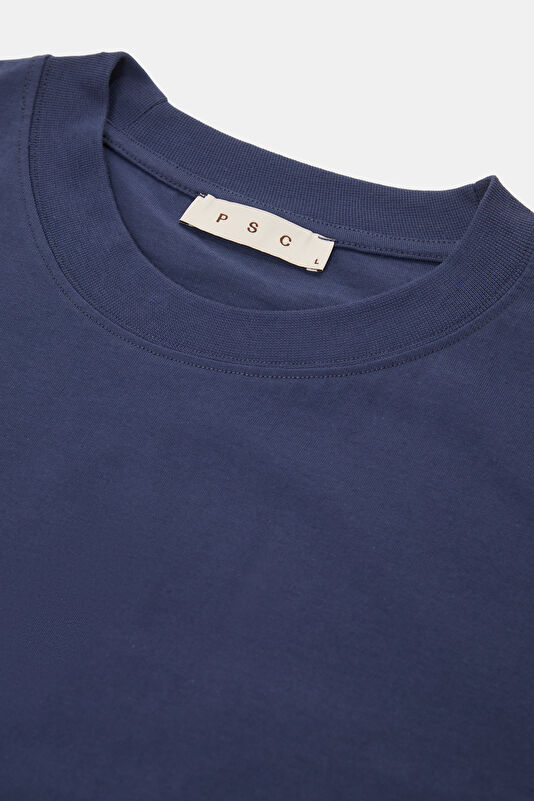 Navy Embroidered Men's T-Shirt 3