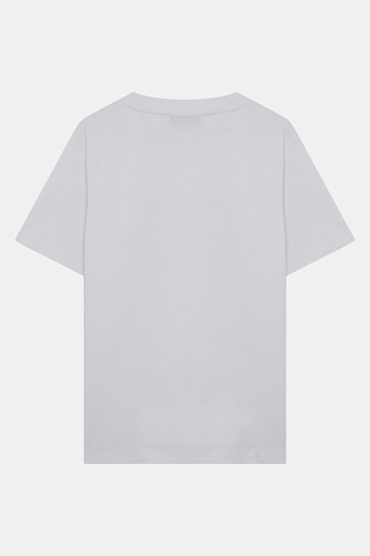 White Printed Women's T-Shirt 2
