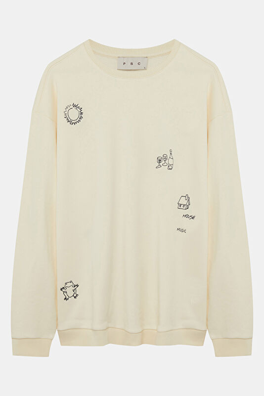 House Ecru Men's Sweatshirt