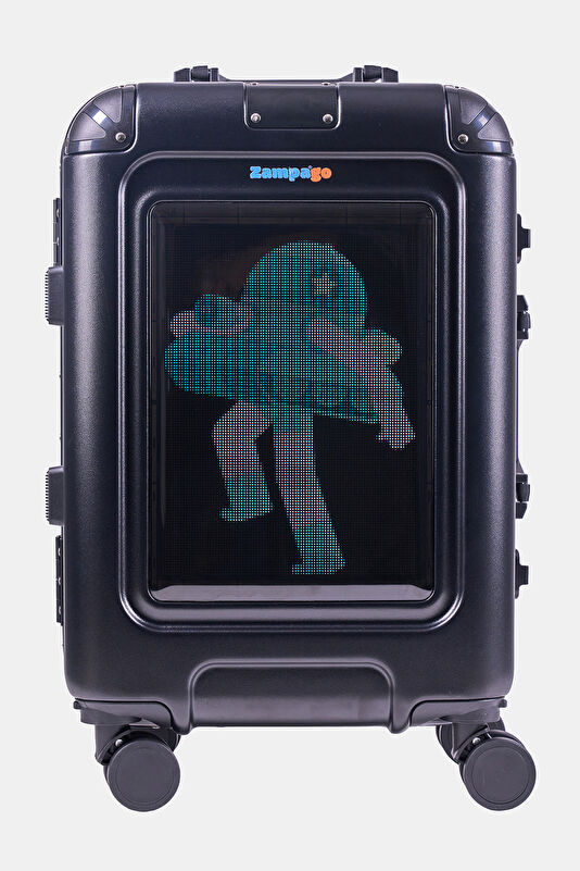 Glint LED Screen Suitcase with 10,000mAh Powerbank Gift