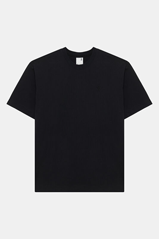 Club Collective-T Relax Kalıp Siyah Bisiklet Yaka Erkek T-Shirt