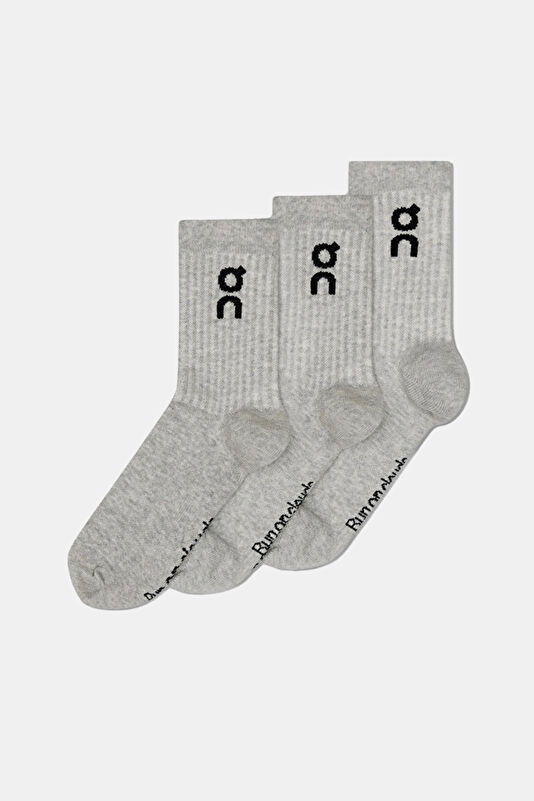 Gray Melange Socks