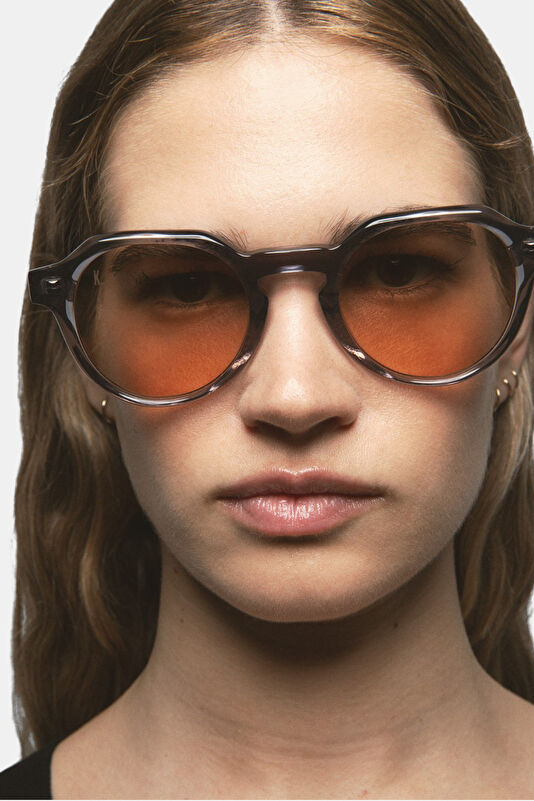 Janney Light Orange Sunglasses 49 4