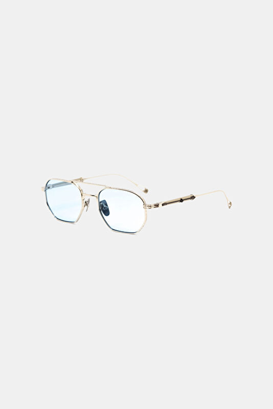 N46 Silver Light Blue Sunglasses 51