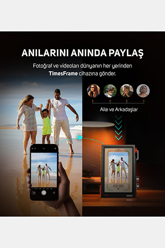 Times Frame 10.1" Ekran Dijital Fotoğraf Çerçevesi 3