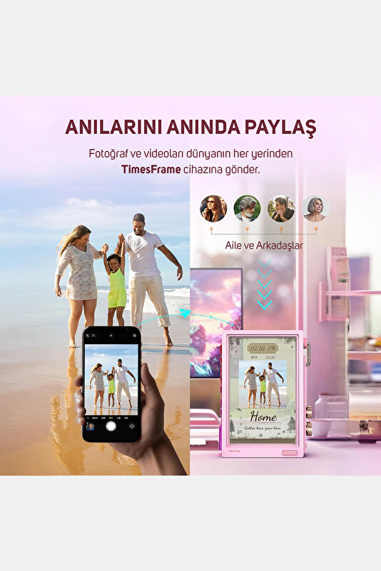 Times Frame 10.1" Ekran Dijital Fotoğraf Çerçevesi 3