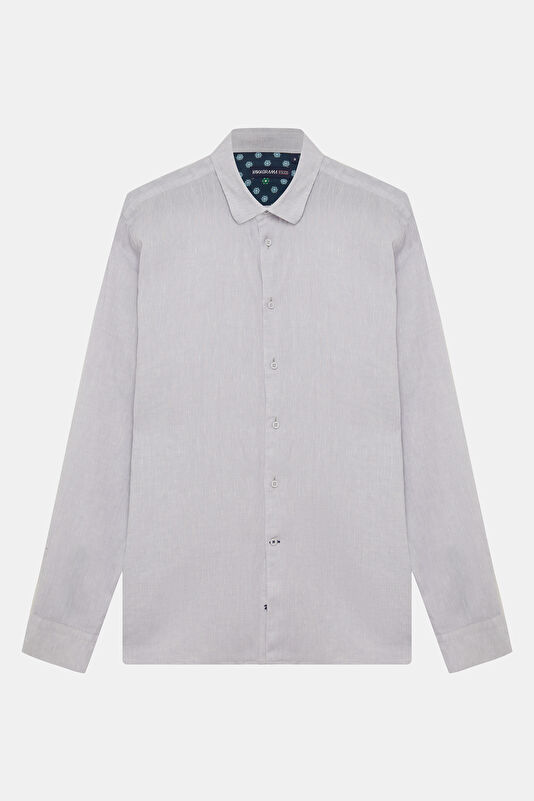 Gray Regular Men's Shirt