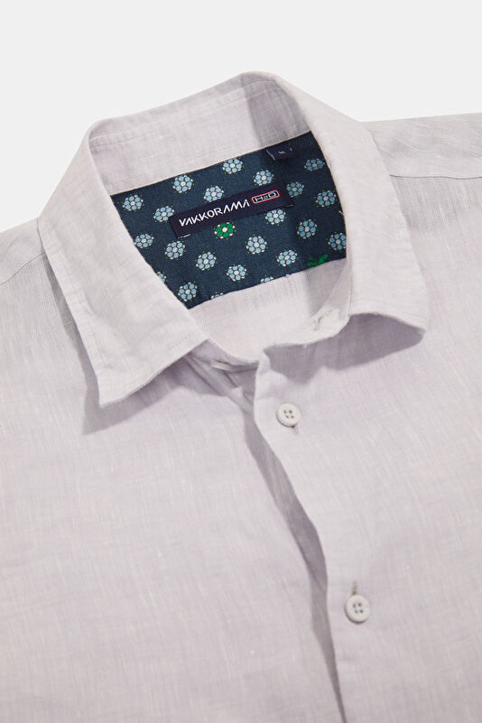 Gray Regular Men's Shirt 3