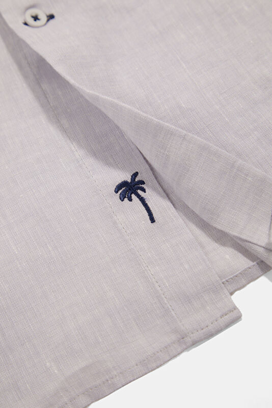 Gray Regular Men's Shirt 4