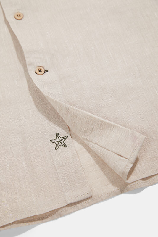 Beige Regular Shirt 4