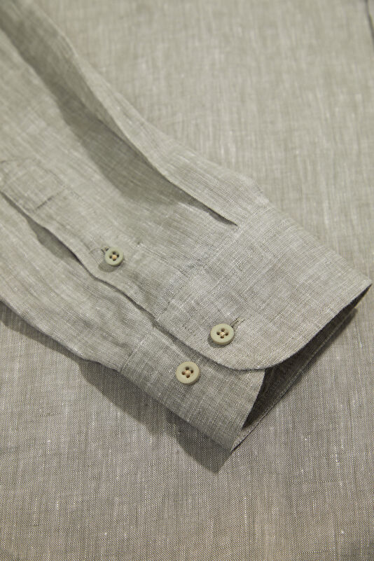 Green Regular Men's Shirt 4