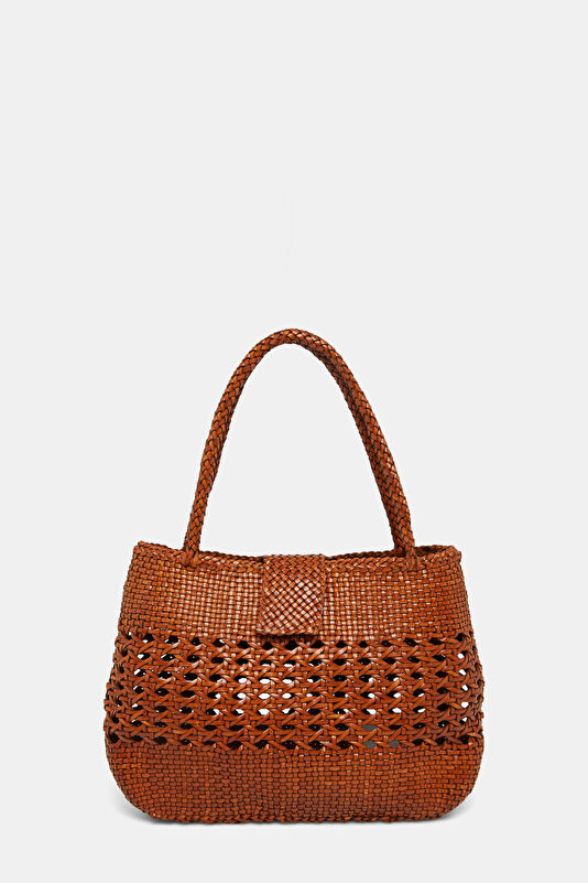 x Dragon Diffusion Niamh Leather Tan Leather Bag