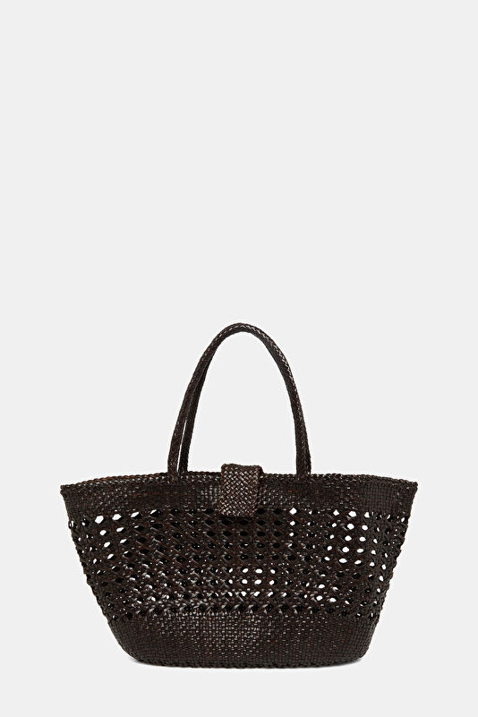 x Dragon Diffusion Lucine Leather Brown Leather Bag