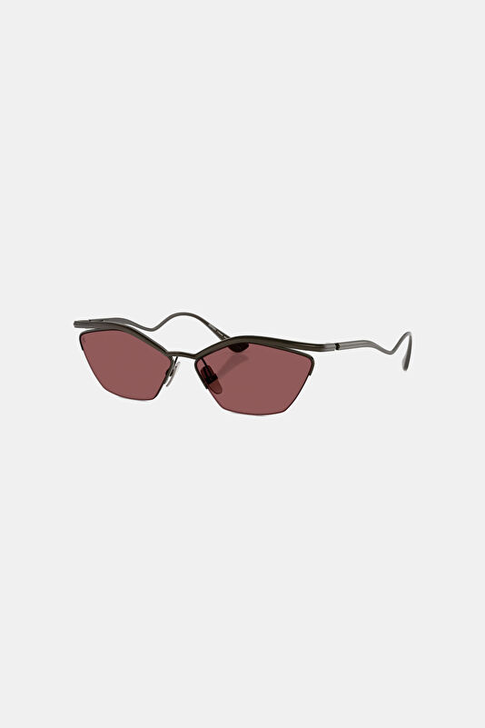 0FH1030T Dark Grey Red Sunglasses 59 2