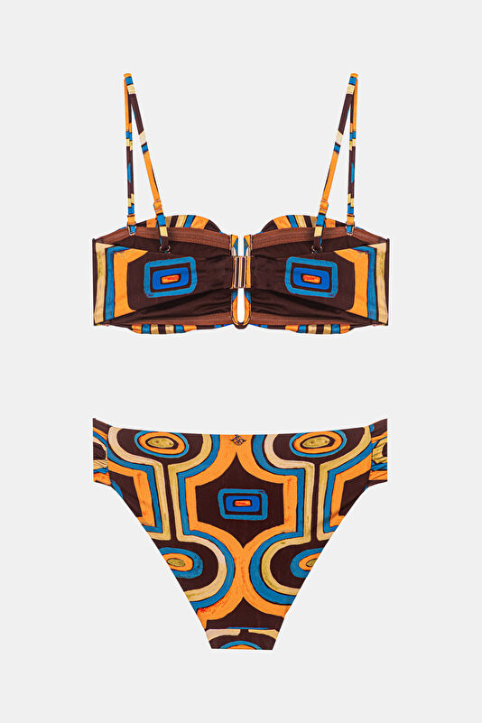 Çok Renkli Desenli Bikini 2