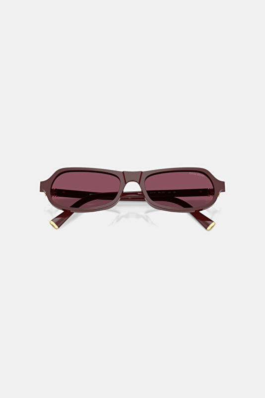 0MU B10SU 26L20Y55 Burgundy Pink Sunglasses 55 3