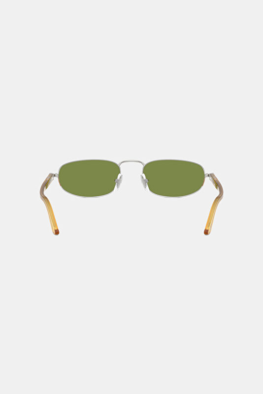 0PO1028S Silver Light Green Sunglasses 56 3