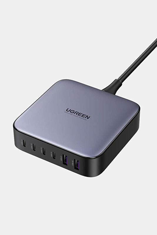 Nexode 200W GaN II 6-Port Fast Charger Station with 2M Cable