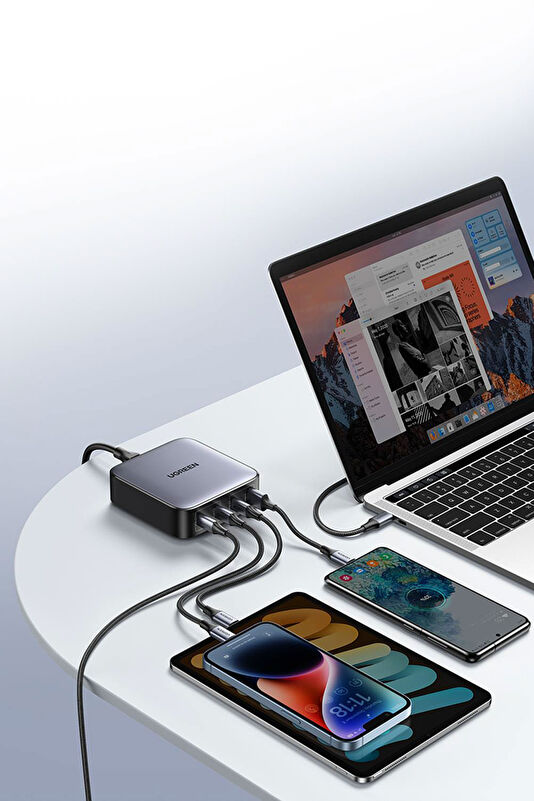 Nexode 100W USB Type-C QC 4.0 PD 3.0 GanX 4-Port High-Speed ​​Powerbank 3