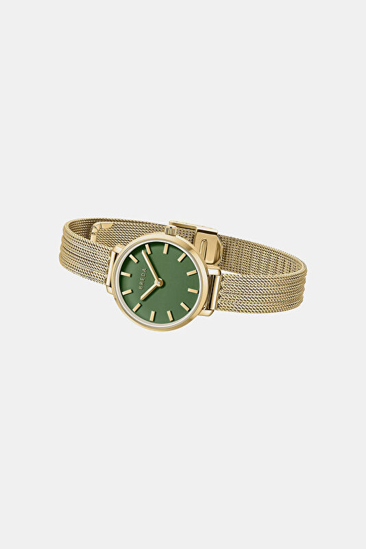 1760c Beverly Mesh Altın Kol Saati 3