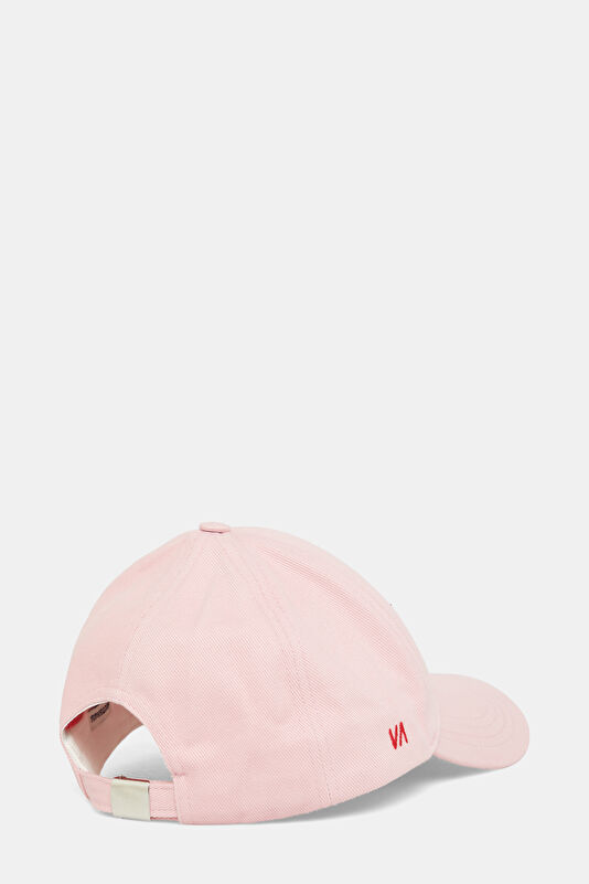 Pink Embroidered Hat 2