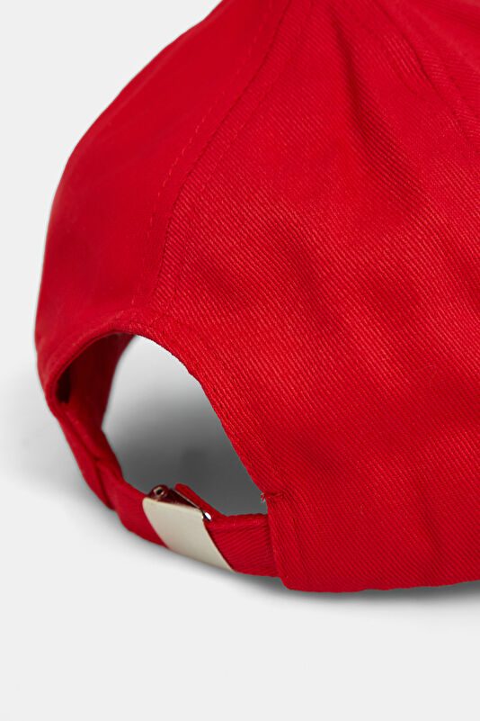 Red Embroidered Hat 3